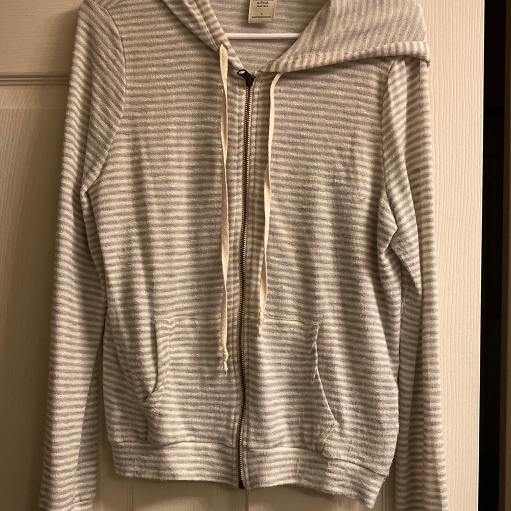 A&F Striped Hoodie